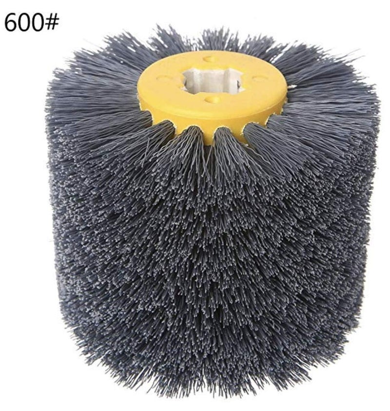 SIGNI Abrasive Nylon Drawing Wheel Drum Burnishing Polishing Brush for wooden furniture floor polishing 120X100mm 600 Grit 1pack - Image 4